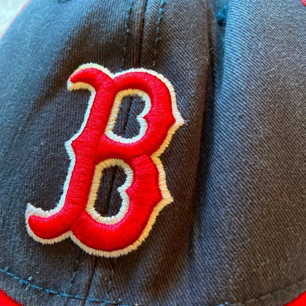 Boston Red Sox Youth‎ Baseball Hat MLB Adjustable Navy Red Embroidered Cap